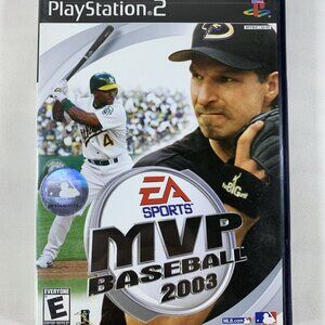 PlayStation 2 MVP Baseball 2003 Complete with Manual Tested Rated Everyone MLB